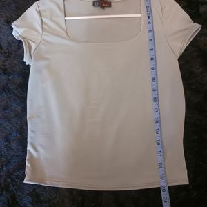 B Famous NWOT crop square neck tee